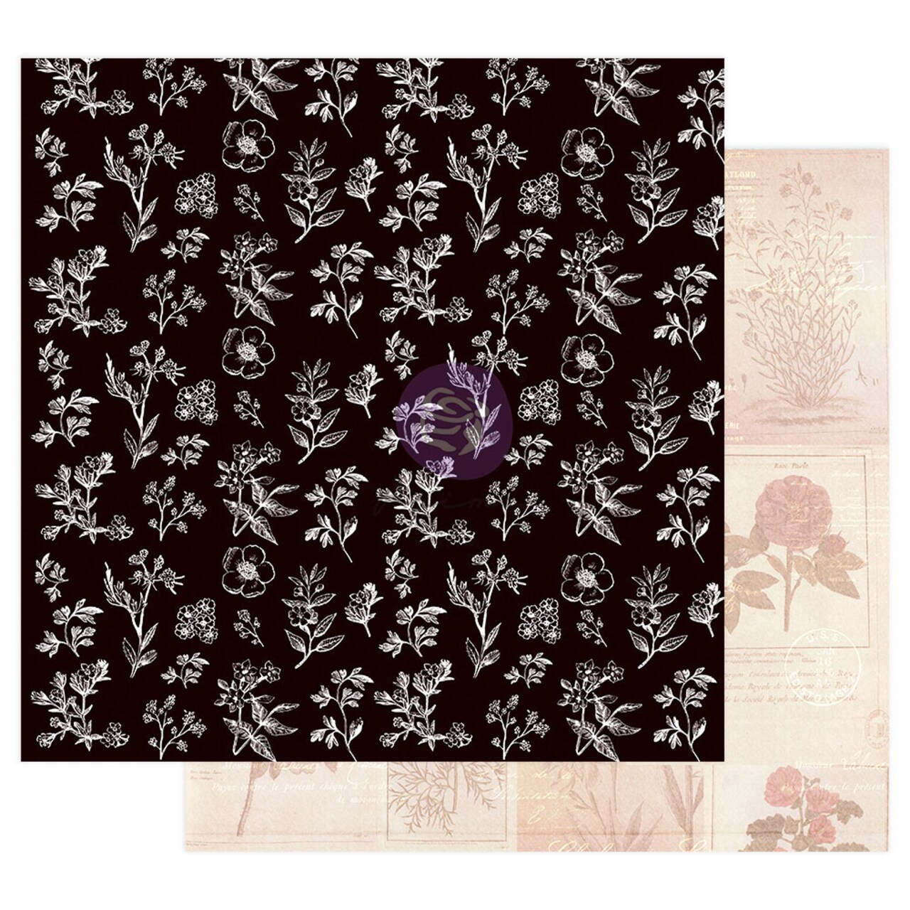Prima Marketing Inc Nature Lover Collection 12x12 Sheet - All The Flowers - 10 Sheet W/ Foil Details / Paper 655350849696
